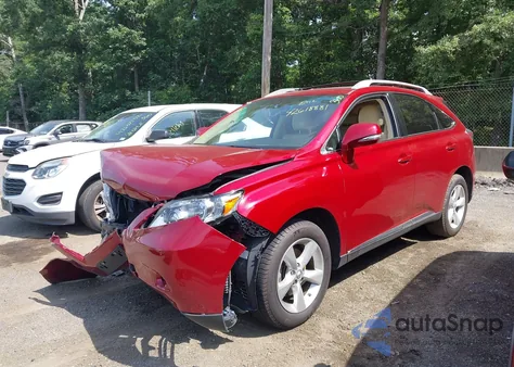 2010 Lexus Rx 350 from USA, damaged, VIN 2T2BK1BA9AC073675